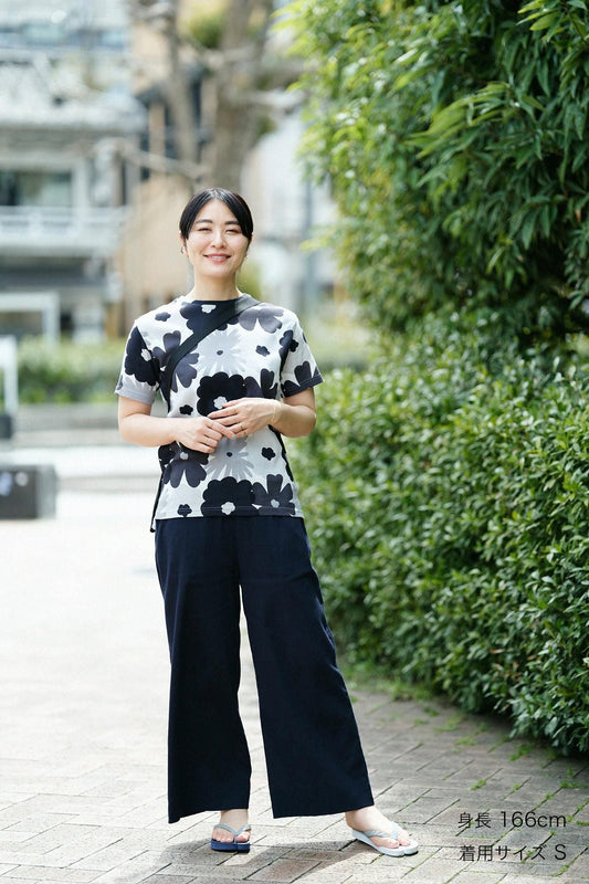 40/40 半袖Tシャツ/おおらかとりどり